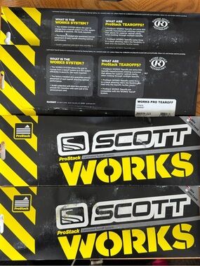 Scott 80s ProStack Works Laminated Tearoff 3 Pack NS/89/87 - 206956-223 Qty 4